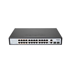 سوئیچ شبکه 28 پورت PoE+ نتربیت مدل NGS-F1028P-C