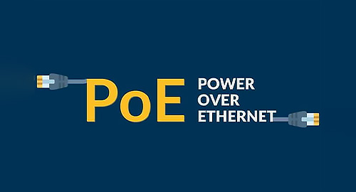 پشتیبانی از PoE برای تغذیه و انتقال داده