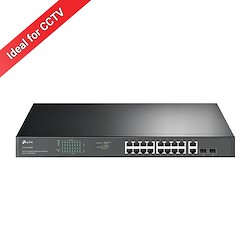 سوئیچ شبکه 16 پورت POE تی پی لینک مدل TL-SG1218MP