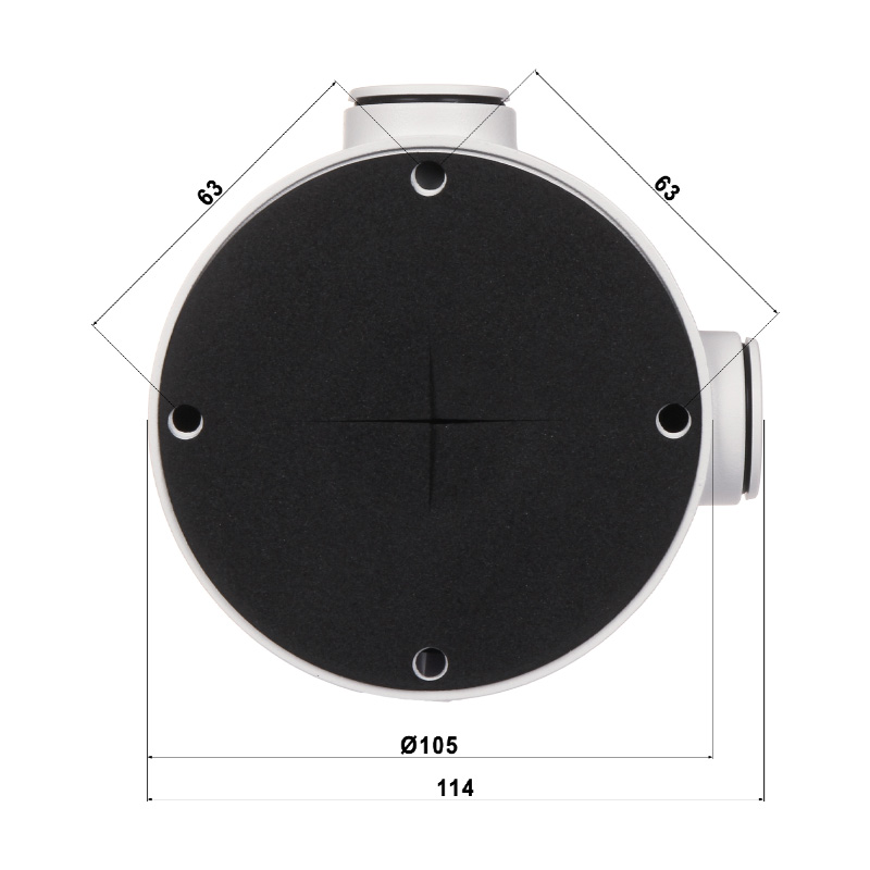 پشت پایه دوربین مداربسته هایک ویژن DS-2CD2643G2-LIZS2U