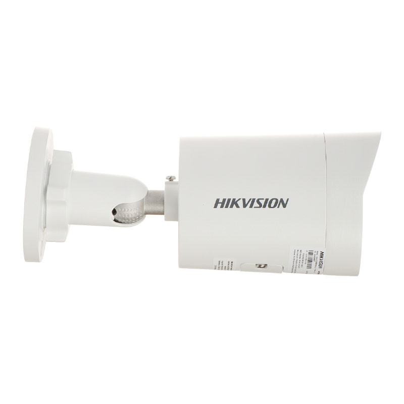 دوربین مداربسته هایک ویژن DS-2CD2043G2-LI به رنگ سفید از بغل دیده می شود