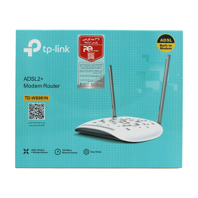 تصاویر مودم روتر بیسیم +ADSL2 تی پی لینک مدل TD-W8961N