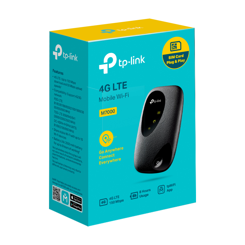 جعبه مودم 4G قابل حمل تی پی لینک مدل M7000
