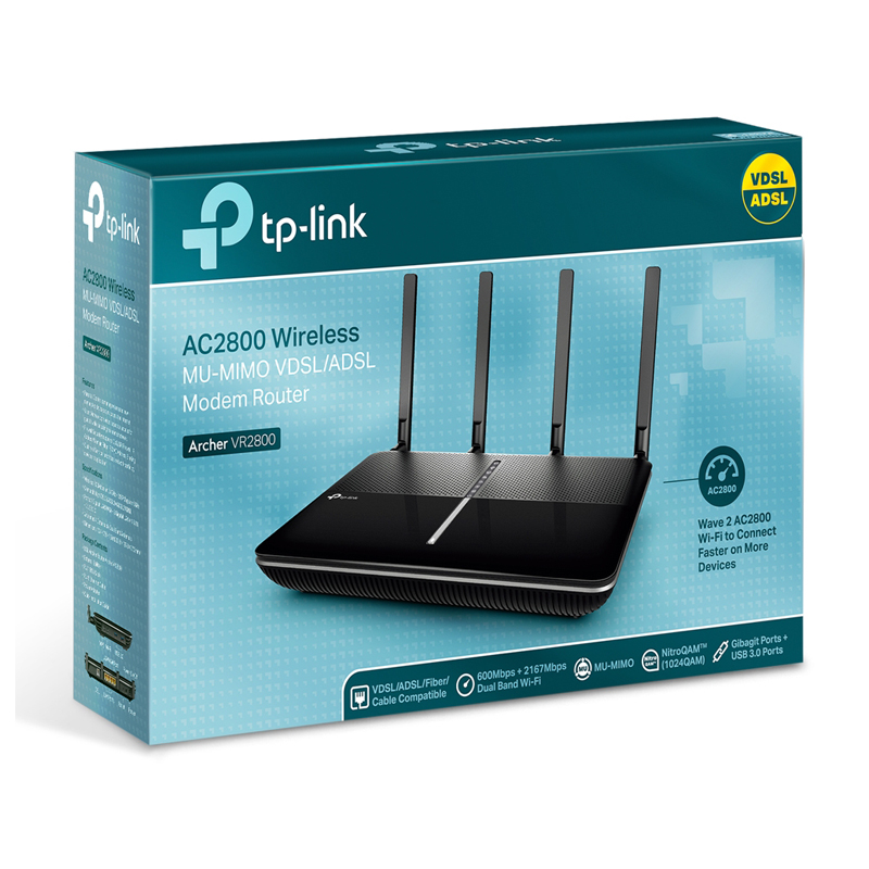 جعبه روتر بیسیم تی پی لینک مدل Archer VR2800