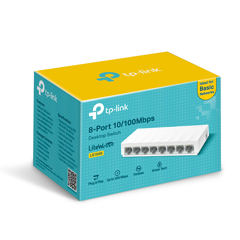 سوئیچ شبکه 8 پورت تی پی لینک مدل LS1008
