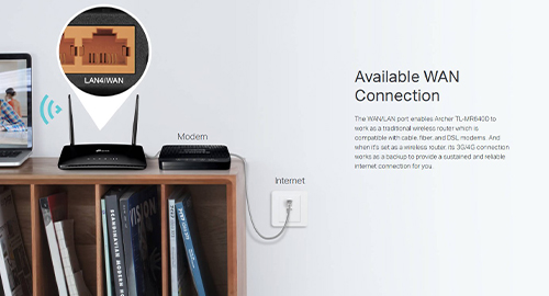 اتصال WAN همیشه در دسترس