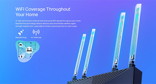 پوشش وای‌فای در سراسر خانه 