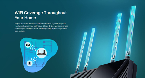 پوشش وای‌فای در سراسر خانه 