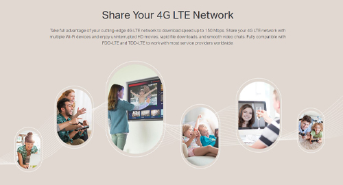 به اشتراک‌گذاری شبکه 4G LTE