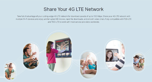 شبکه 4G LTE خود را به اشتراک بگذارید