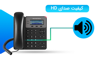 کیفیت صدای HD در تلفن گرند استریم 1615