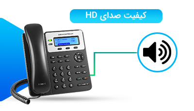 کیفیت صدای HD در تلفن گرند استریم 1625