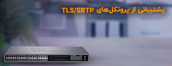 پشتیبانی از پروتکل‌های رمزنگاری TLS و SRTP 