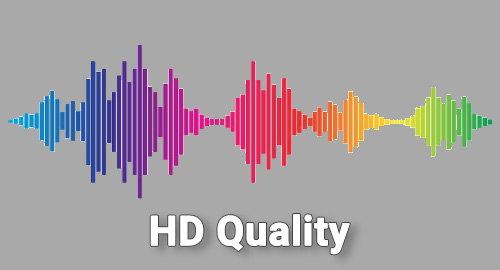 کیفیت صدای بالا