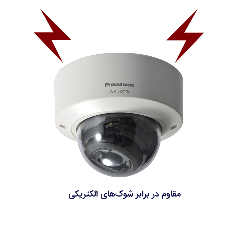 مقاومت در برابر شوک دوربین تحت شبکه پاناسونیک WV-S2211L